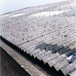 Asbestos cement roof & gutter
